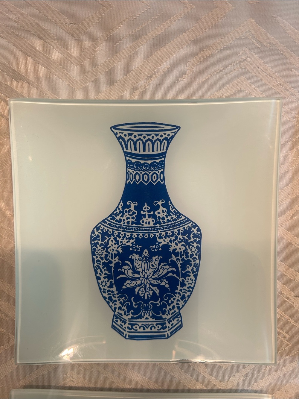 Glass Tile Wall Decor Blue and White China - Picture 3 of 7